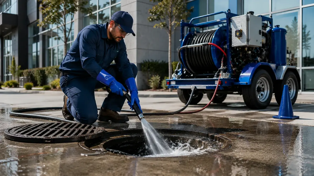 Commercial Hydro Jet Drain Cleaning in New Almaden